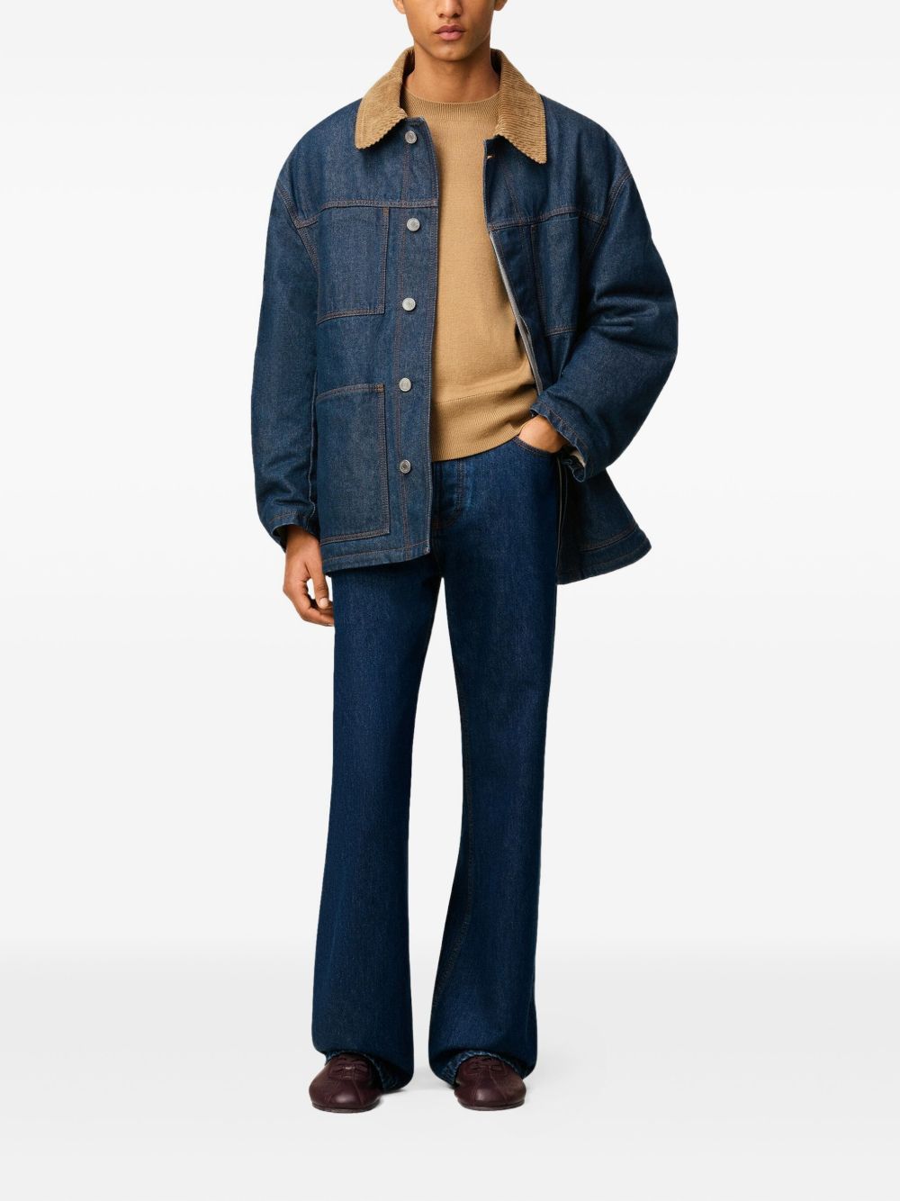 Ami Paris Coats Blue Ami Paris