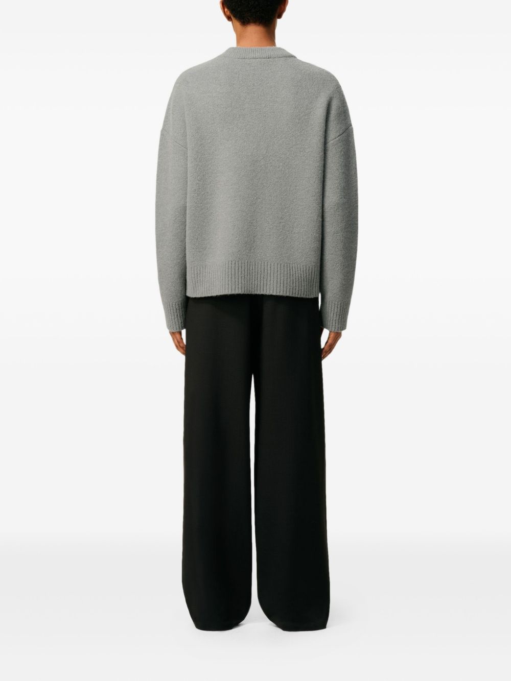 Ami Paris Sweaters Grey Ami Paris