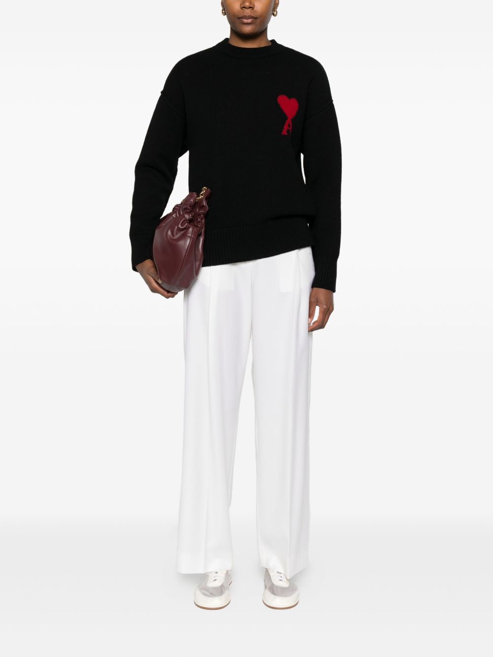 Ami Paris Sweaters Black Ami Paris