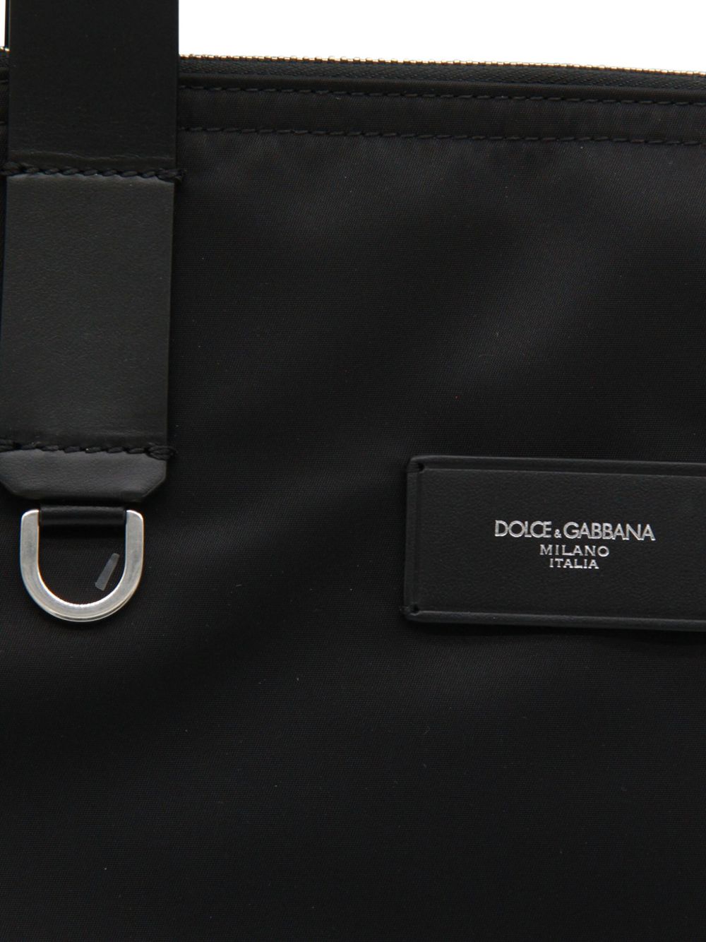 Dolce & Gabbana Adamo nylon and leather tote bag Dolce & Gabbana