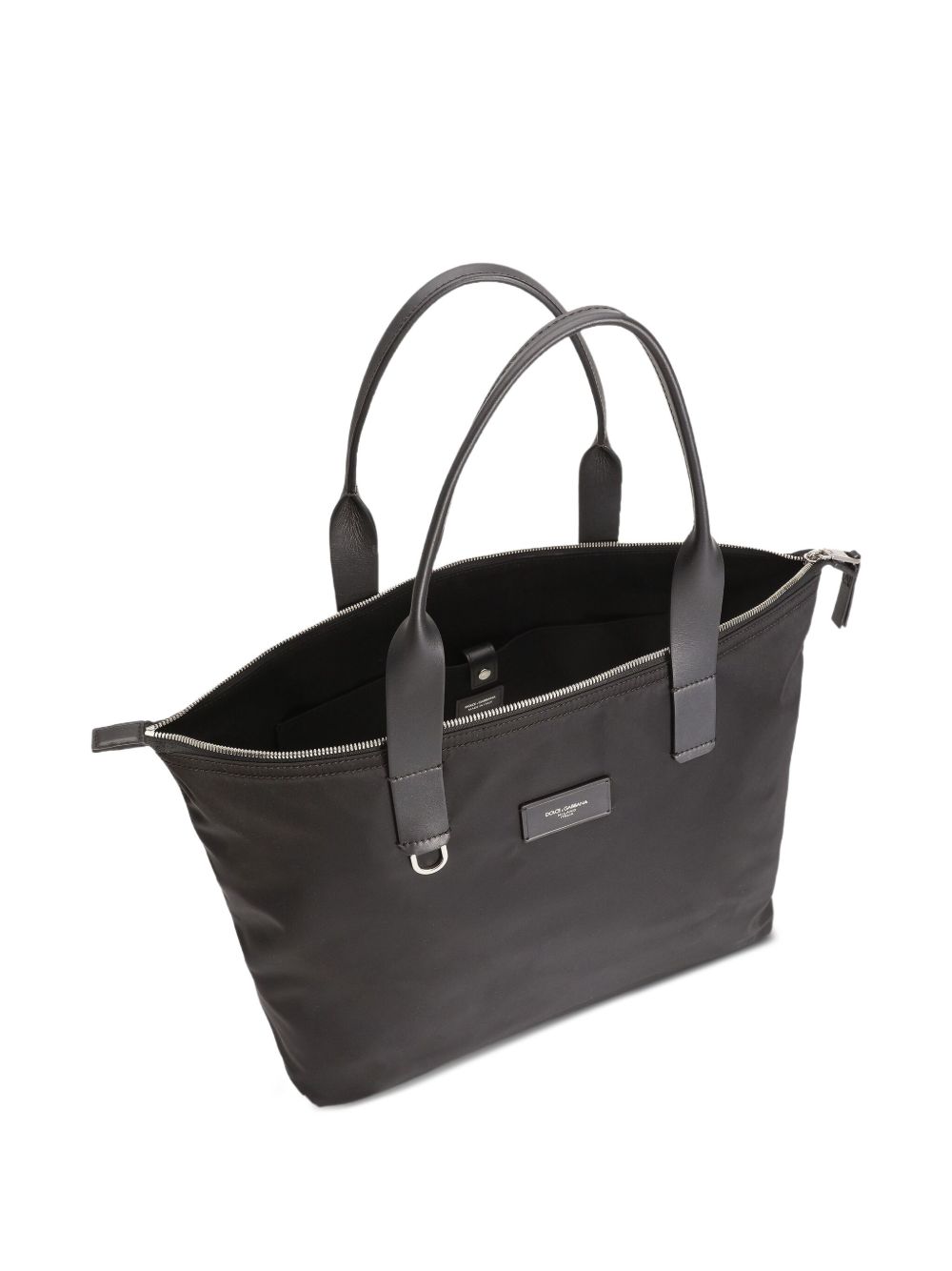 Dolce & Gabbana Adamo nylon and leather shopping bag Dolce & Gabbana