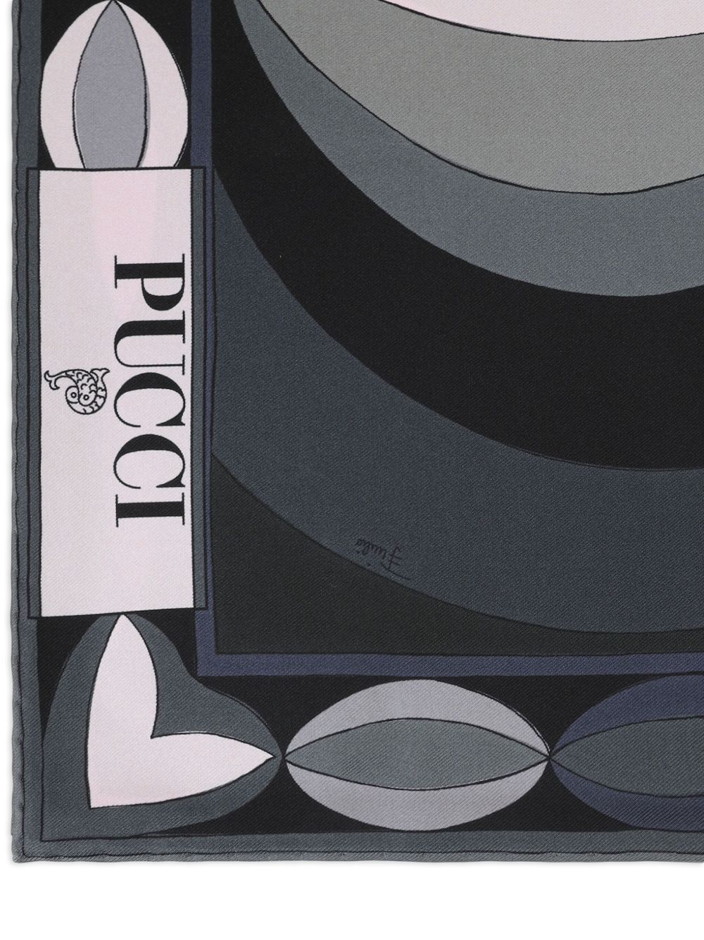 Pucci Scarfs Black Pucci