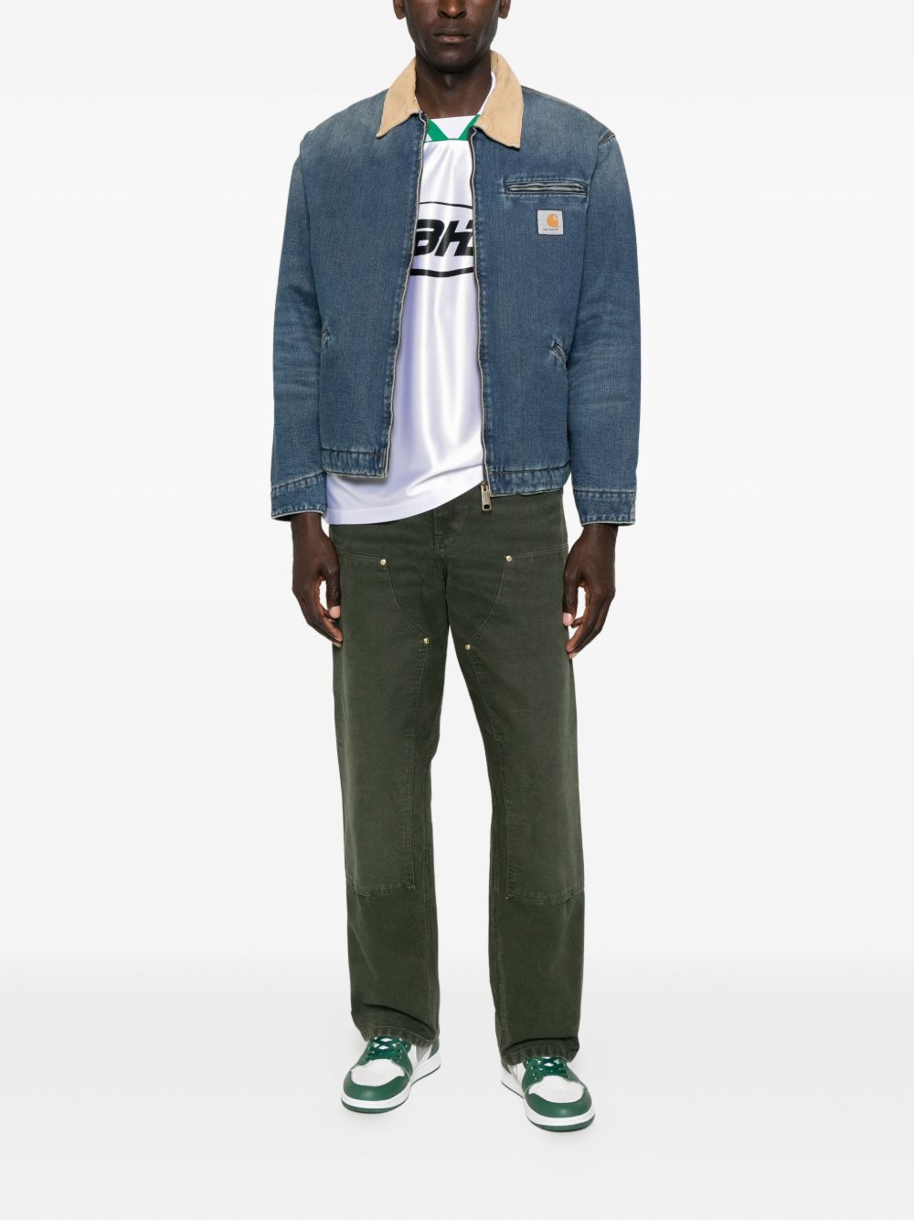 CARHARTT WIP MAIN Trousers Green Carhartt Wip Main