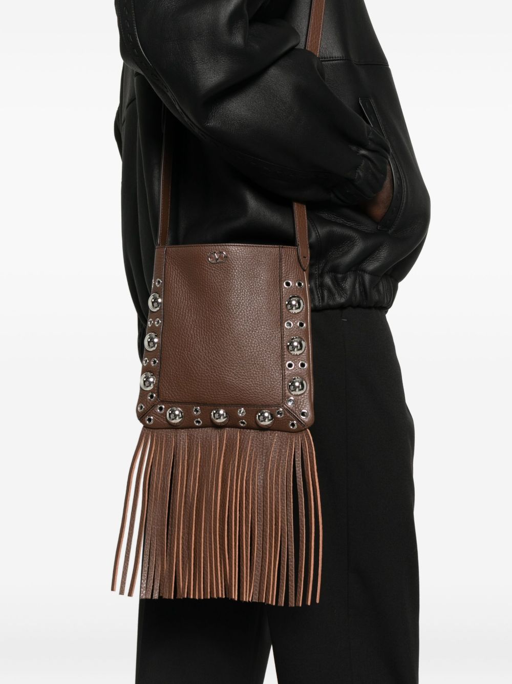 Valentino Garavani Nellcote small leather crossbody bag Valentino Garavani