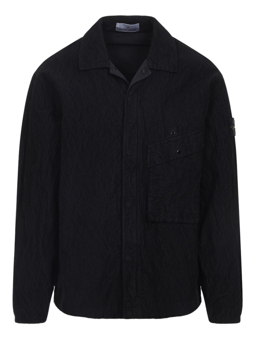 Stone Island Coats Black Stone Island