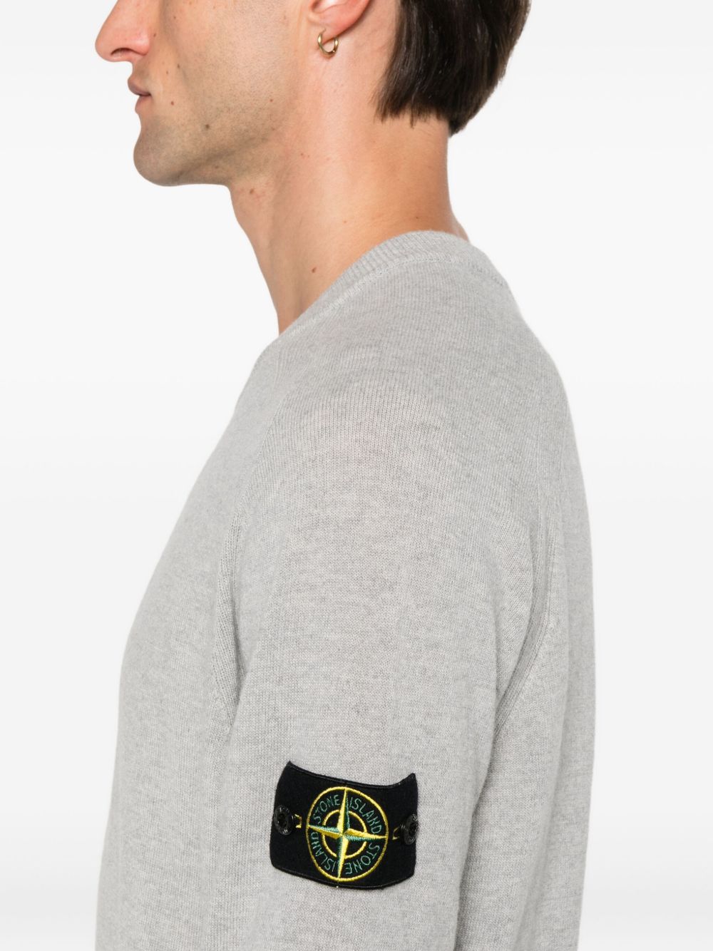 Stone Island Sweaters Light Grey Stone Island