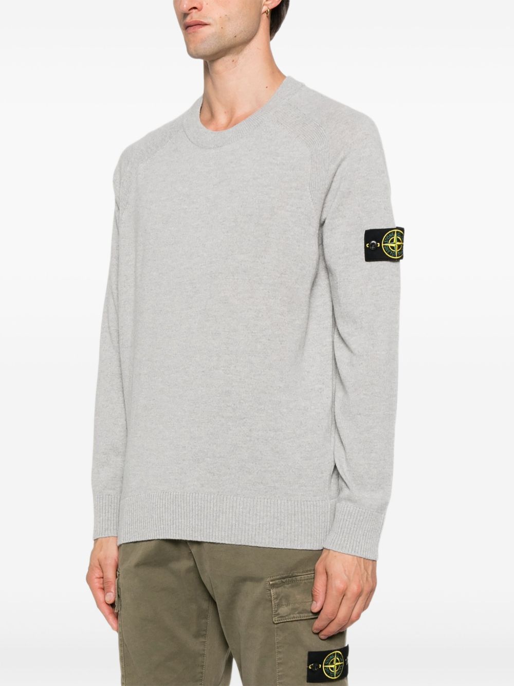 Stone Island Sweaters Light Grey Stone Island