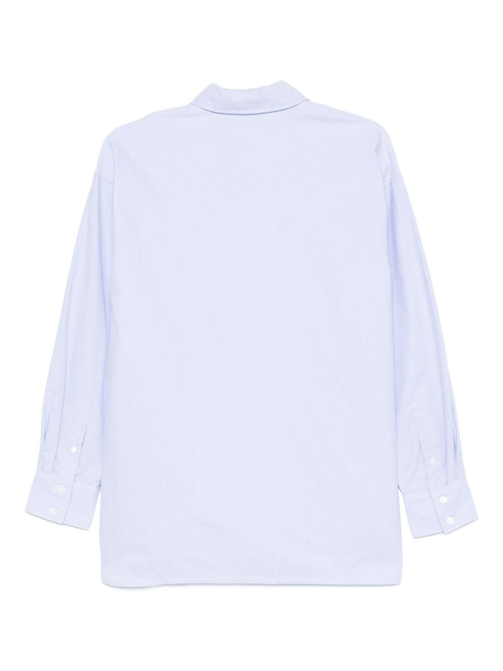 Maison Kitsuné Cotton shirt with long sleeves and structured collar Maison Kitsuné