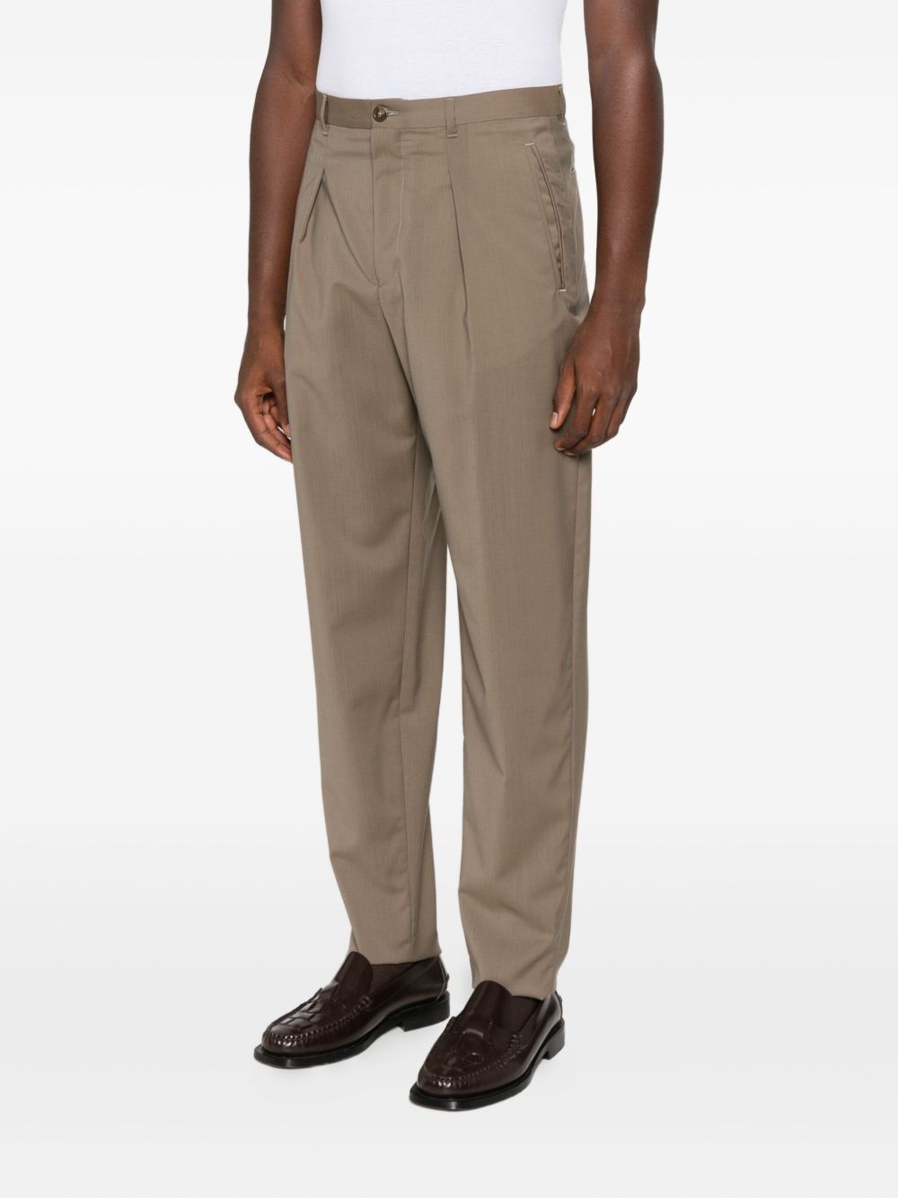 Emporio Armani Trousers Beige Emporio Armani