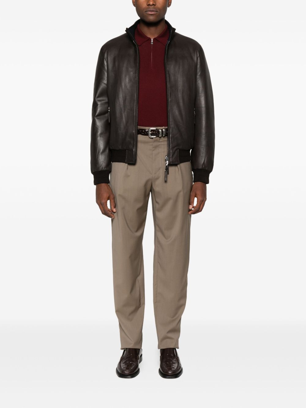 Emporio Armani Trousers Beige Emporio Armani