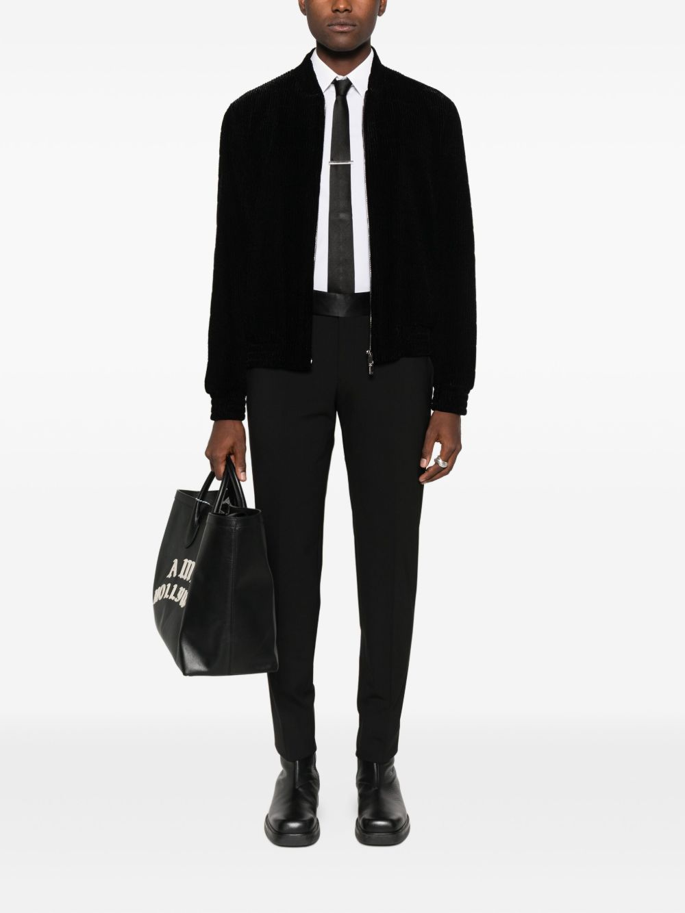 Emporio Armani Coats Black Emporio Armani