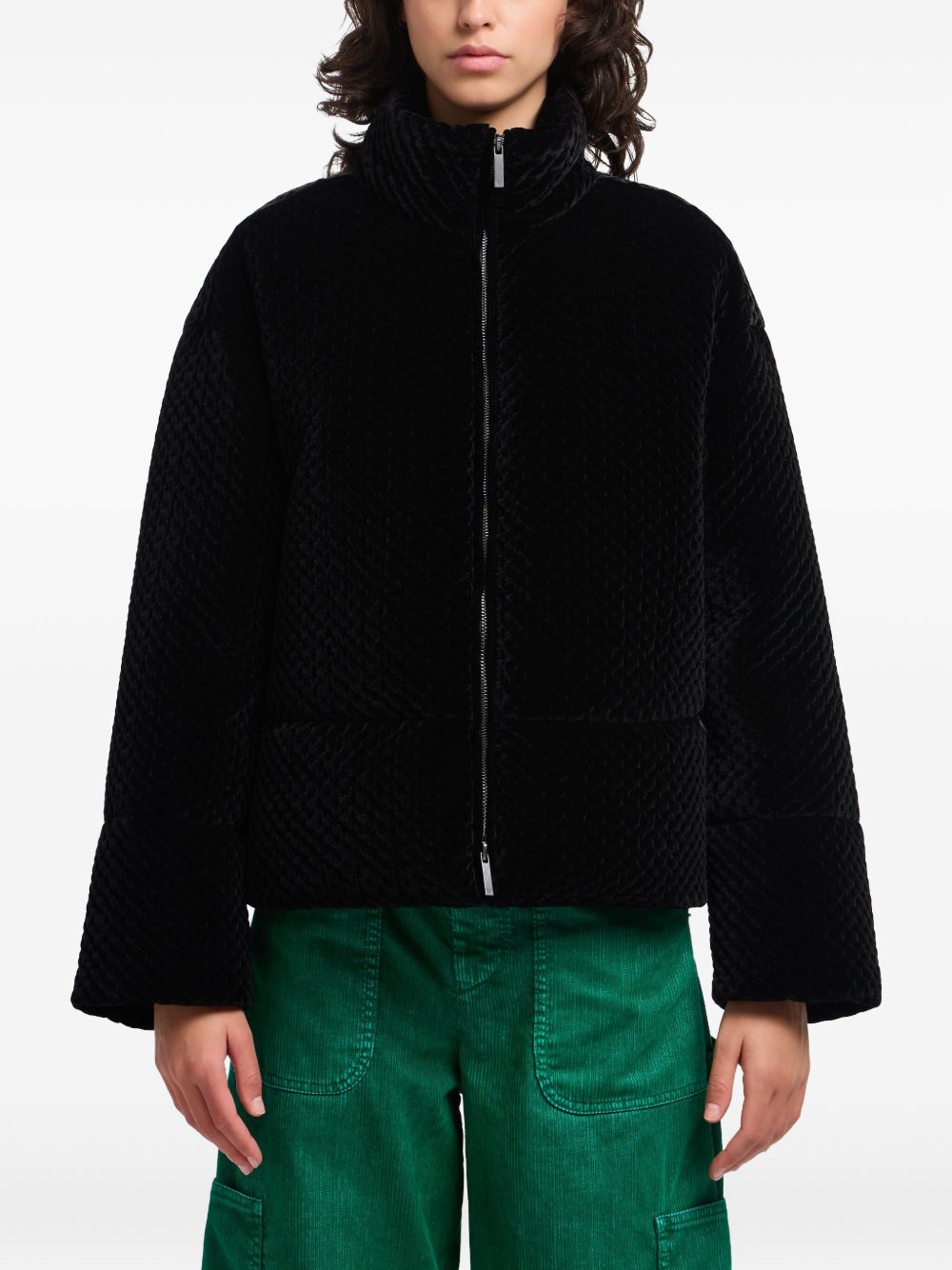 Emporio Armani Coats Black Emporio Armani