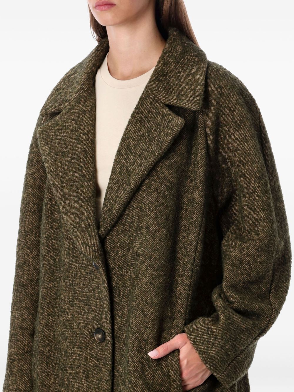 Emporio Armani Coats Green Emporio Armani