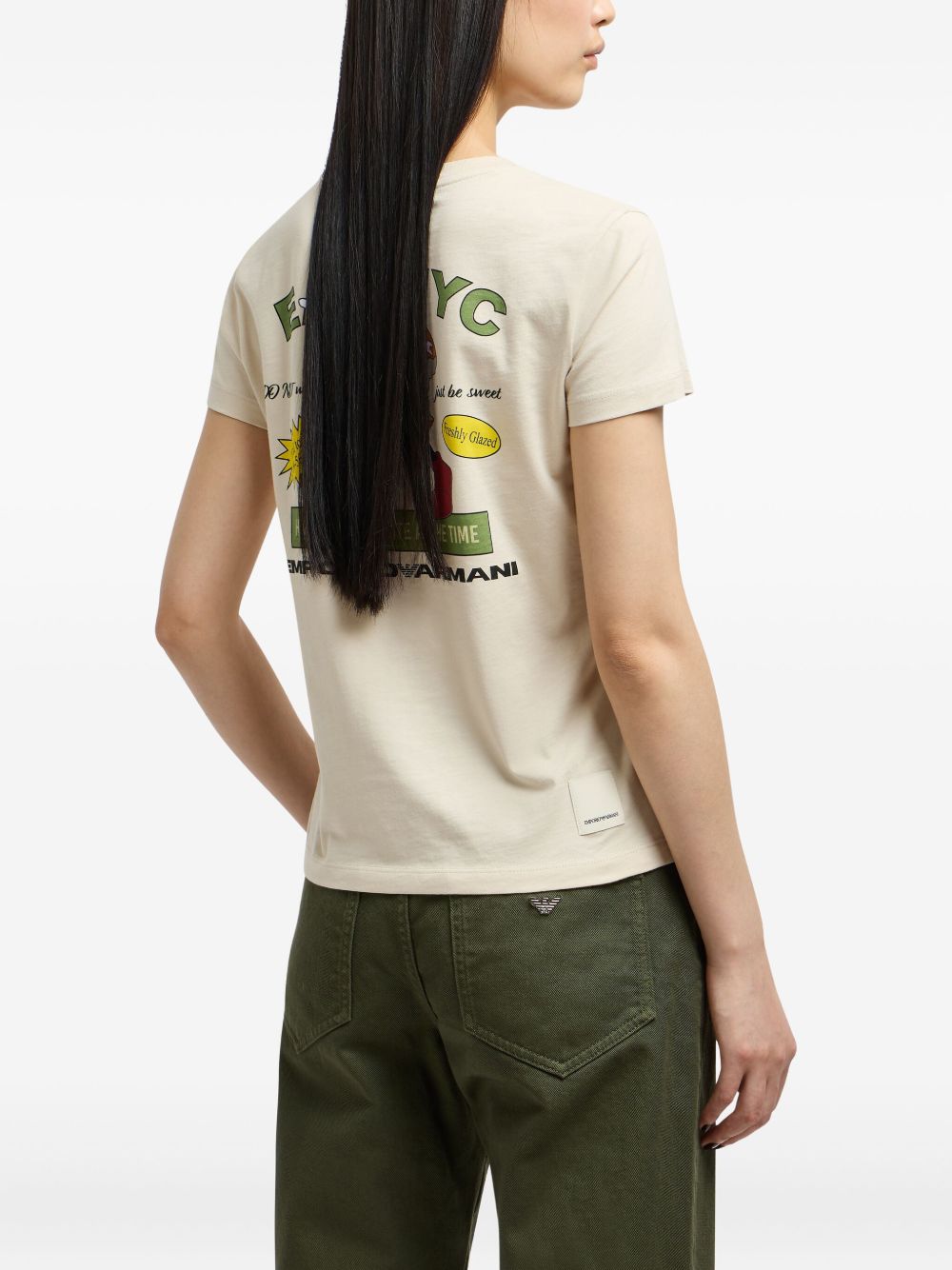 Emporio Armani T-shirts and Polos Beige Emporio Armani