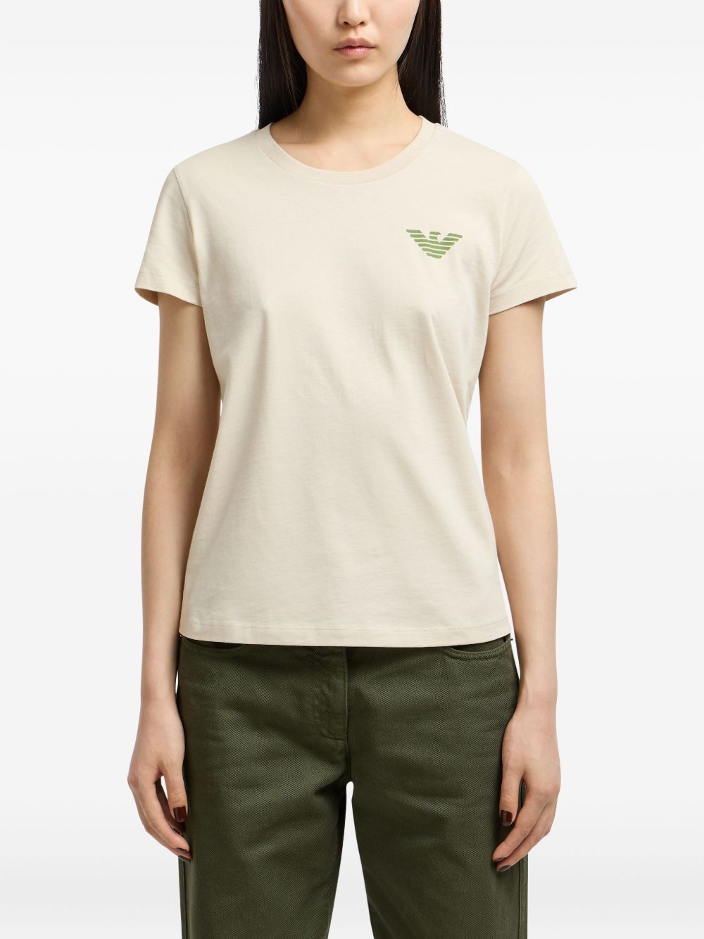 Emporio Armani T-shirts and Polos Beige Emporio Armani