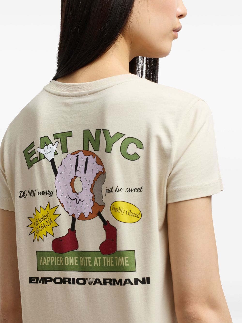 Emporio Armani T-shirts and Polos Beige Emporio Armani