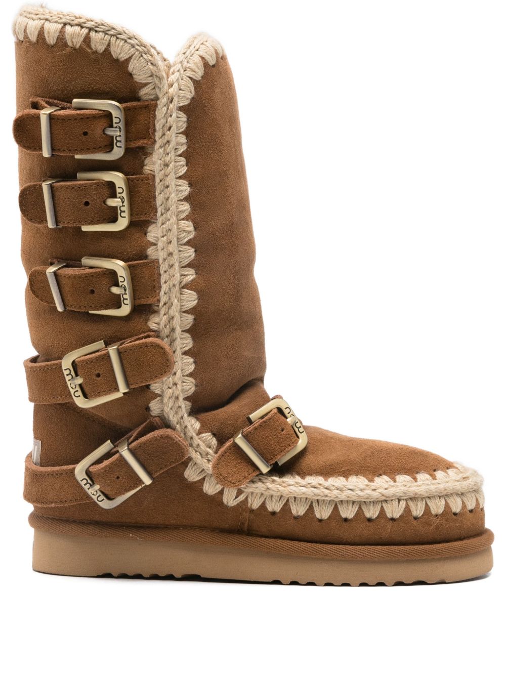 Mou Boots Leather Brown Mou