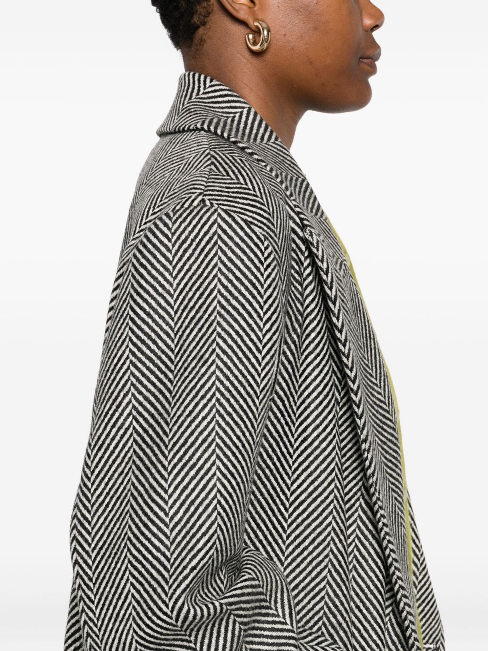 Forte Forte Coats Grey Forte Forte