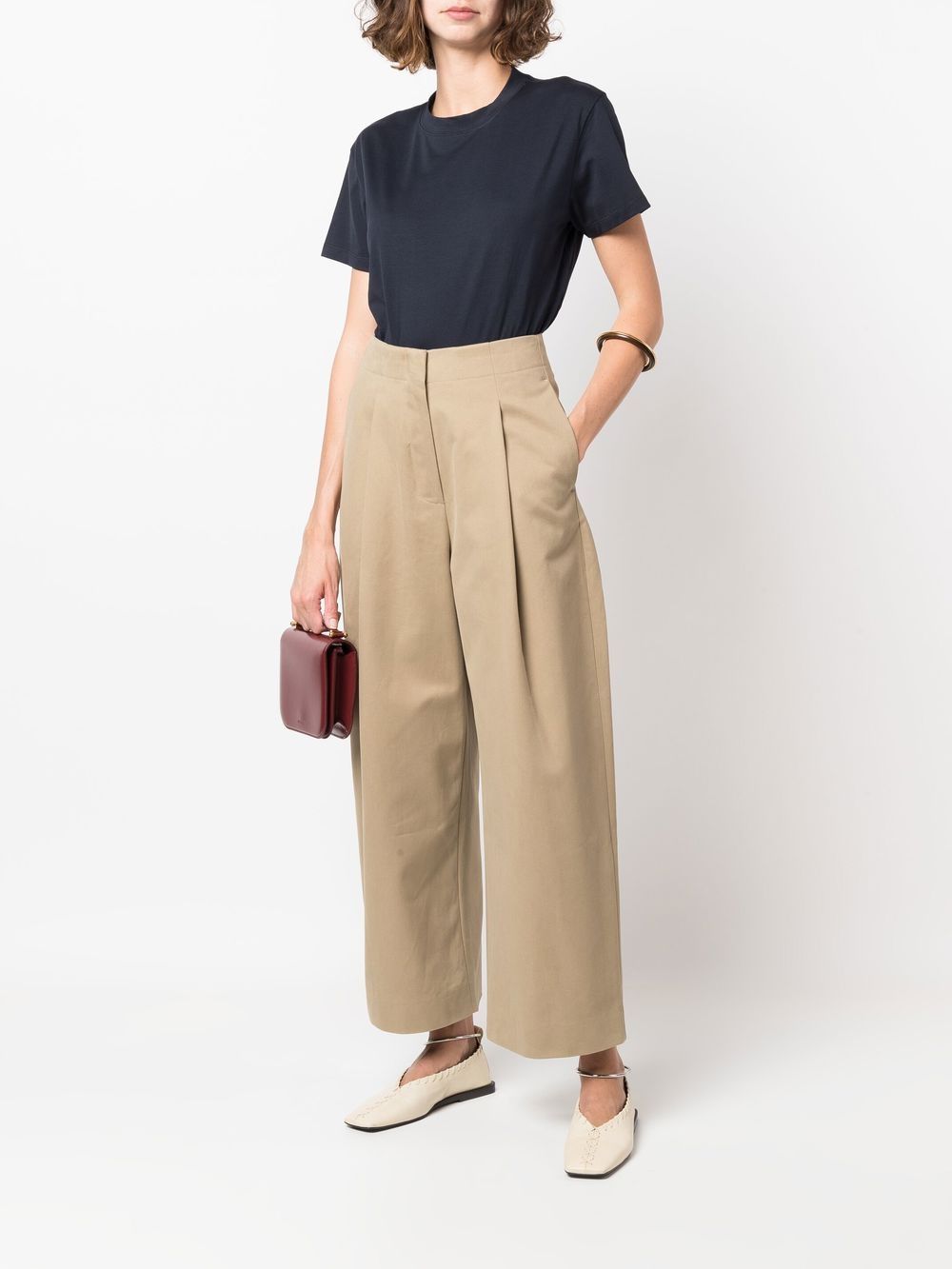 STUDIO NICHOLSON Trousers Beige Studio Nicholson