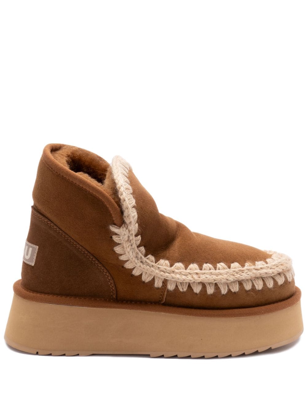 Mou Boots Leather Brown Mou