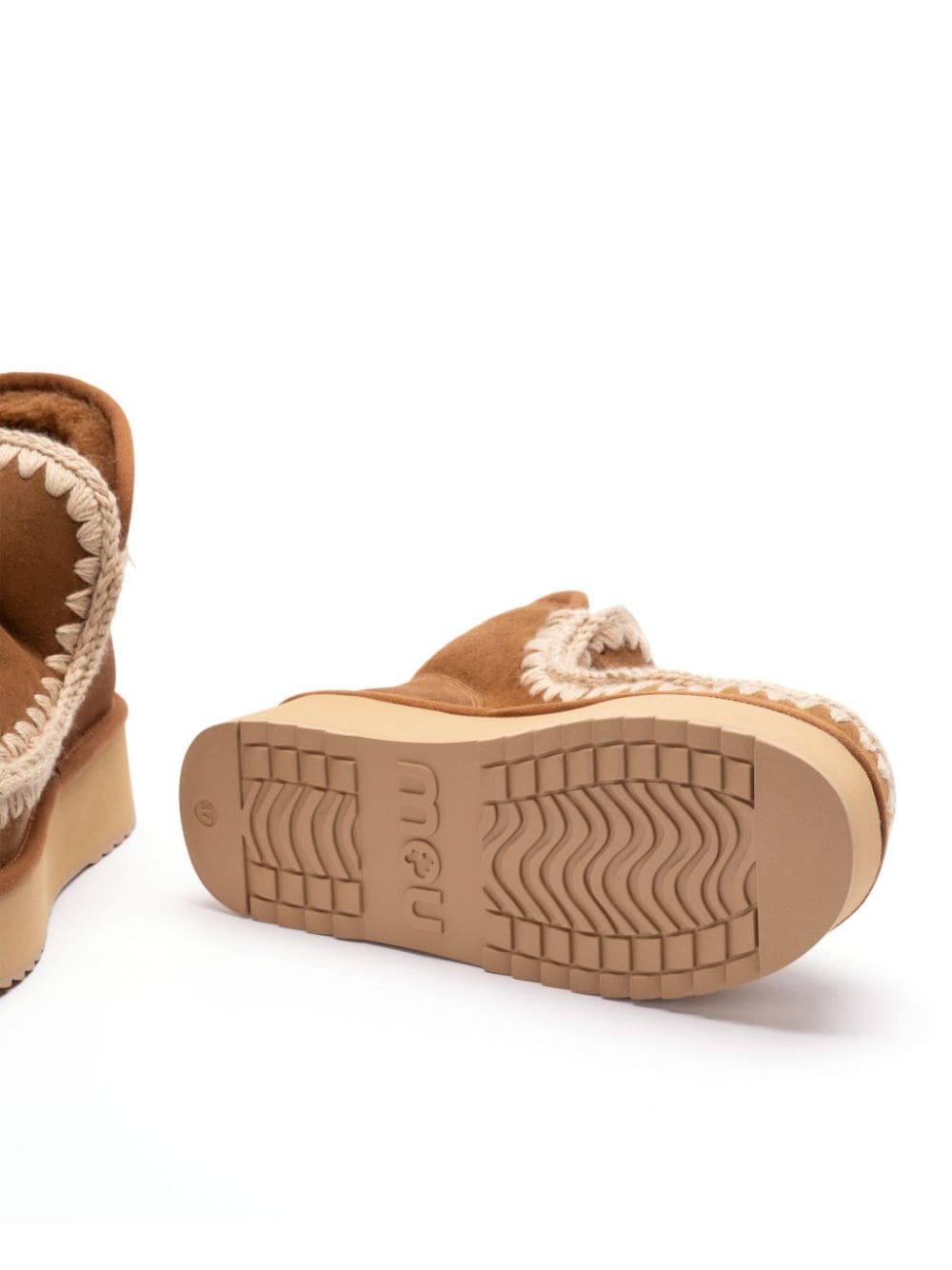 Mou Boots Leather Brown Mou