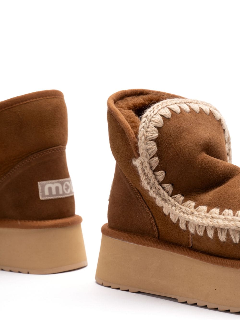 Mou Boots Leather Brown Mou