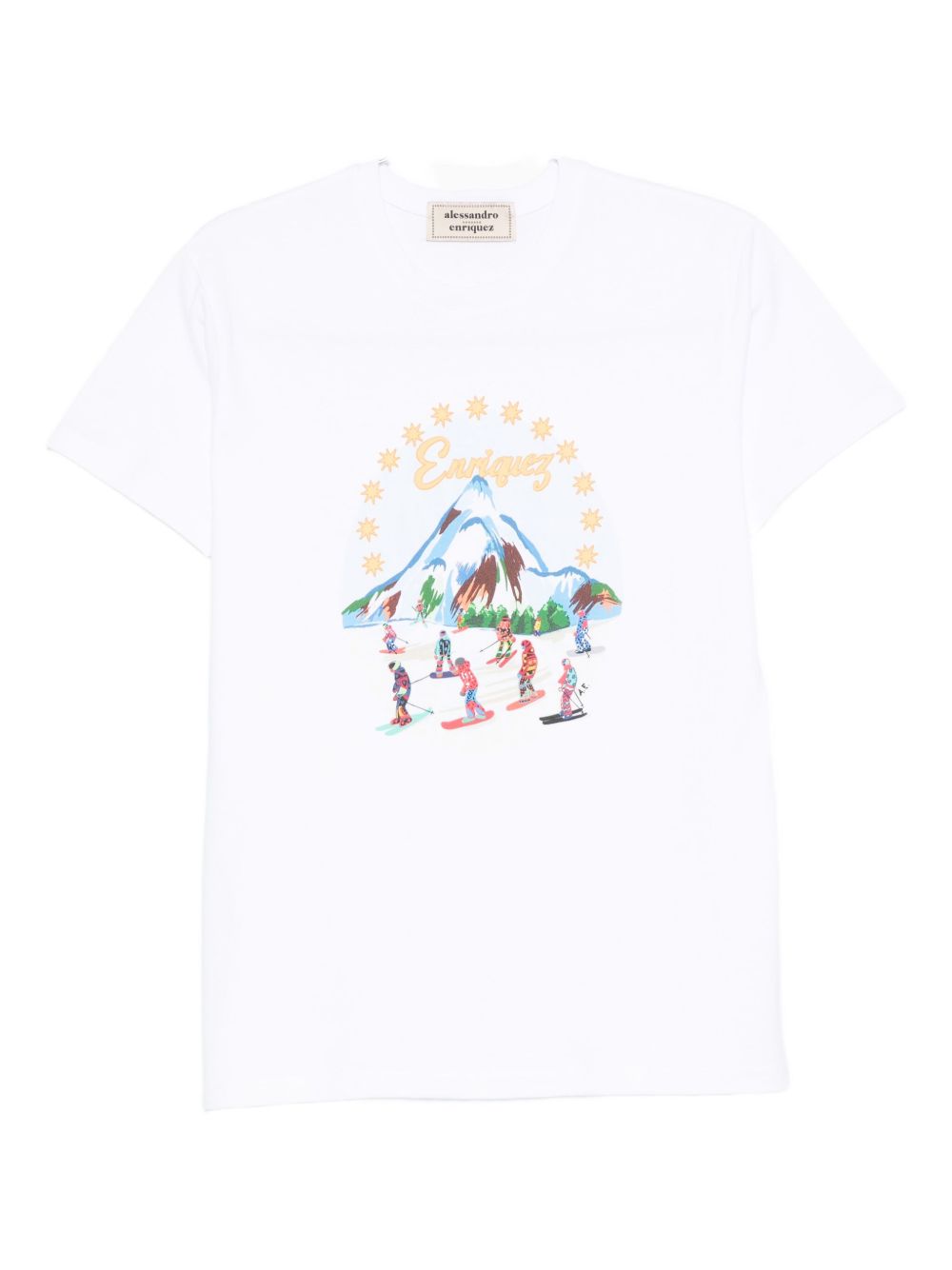 ALESSANDRO ENRIQUEZ T-shirts and Polos White Alessandro Enriquez
