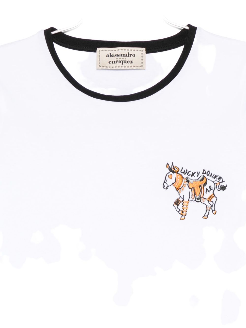 ALESSANDRO ENRIQUEZ T-shirts and Polos White Alessandro Enriquez