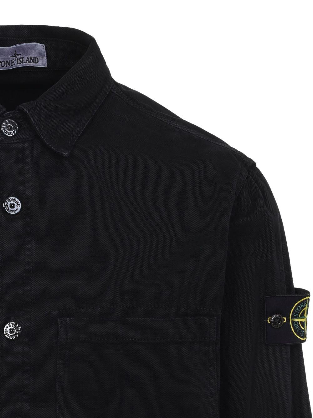 Stone Island Shirts Black Stone Island