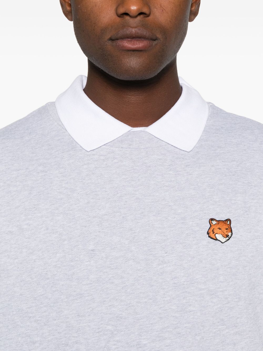 Maison Kitsuné Fox head regular fit sweatshirt Maison Kitsuné