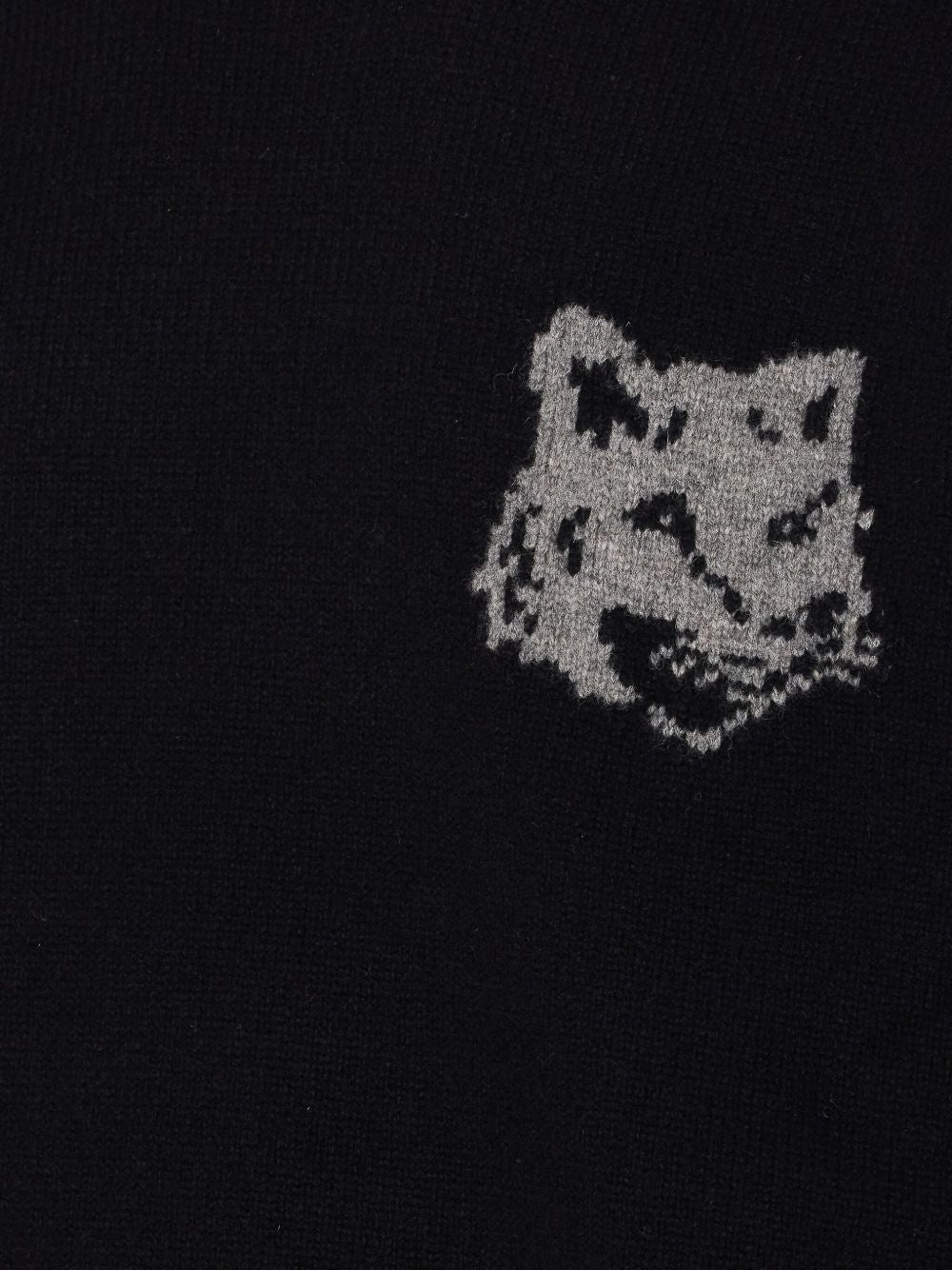Maison Kitsuné Sweater with fox embroidery Maison Kitsuné