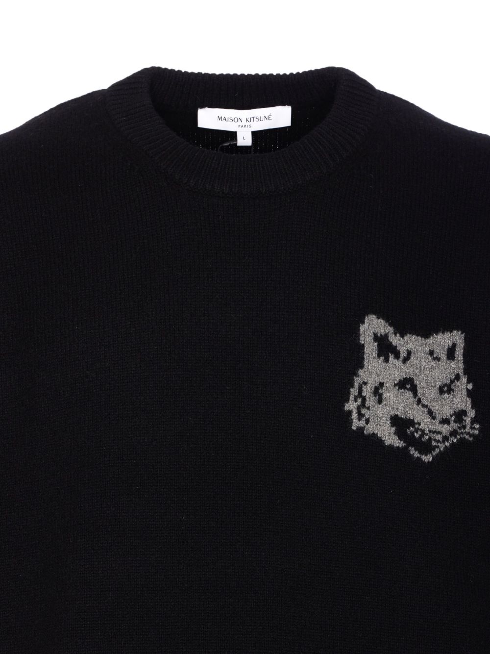 Maison Kitsuné Sweater with fox embroidery Maison Kitsuné