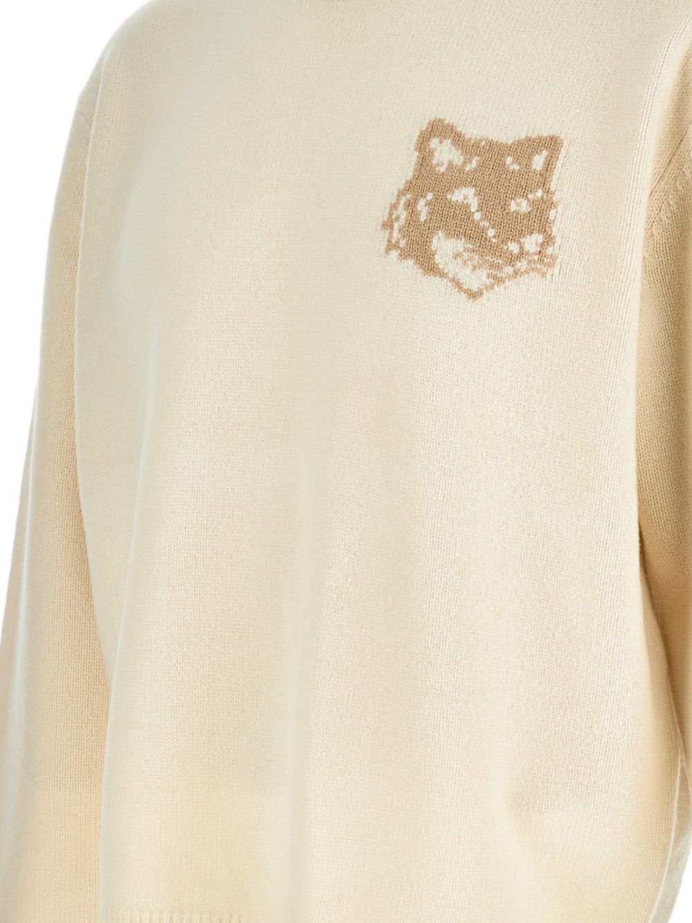Maison Kitsuné Fox Head-intarsia sweater Maison Kitsuné