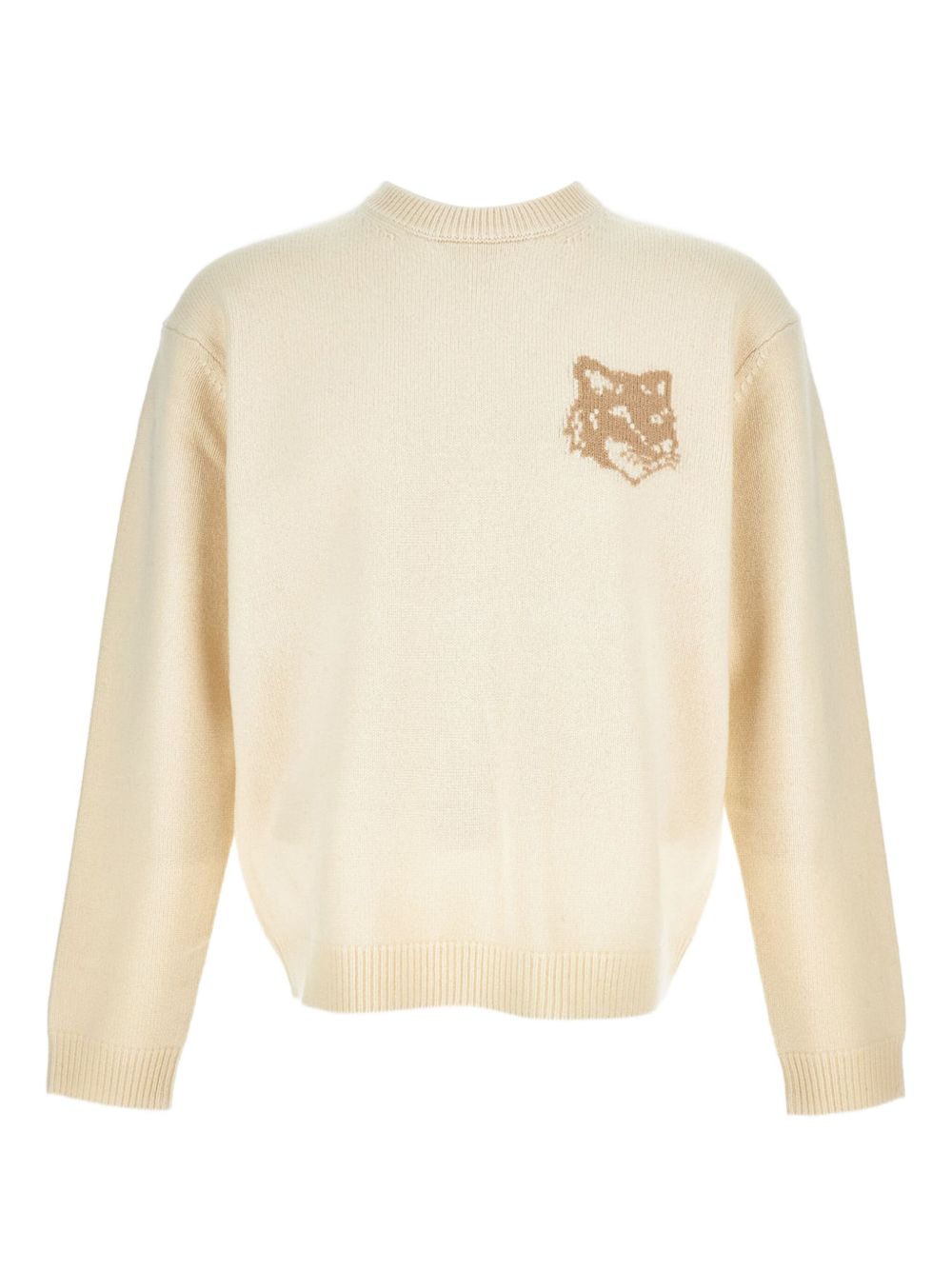 Maison Kitsuné Fox Head-intarsia sweater Maison Kitsuné
