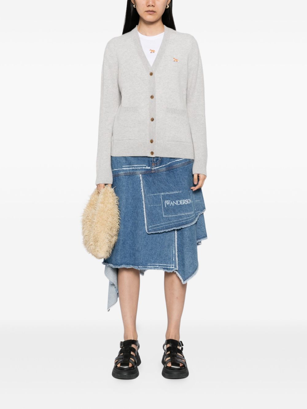 Maison Kitsuné Baby Fox Patch cardigan Maison Kitsuné