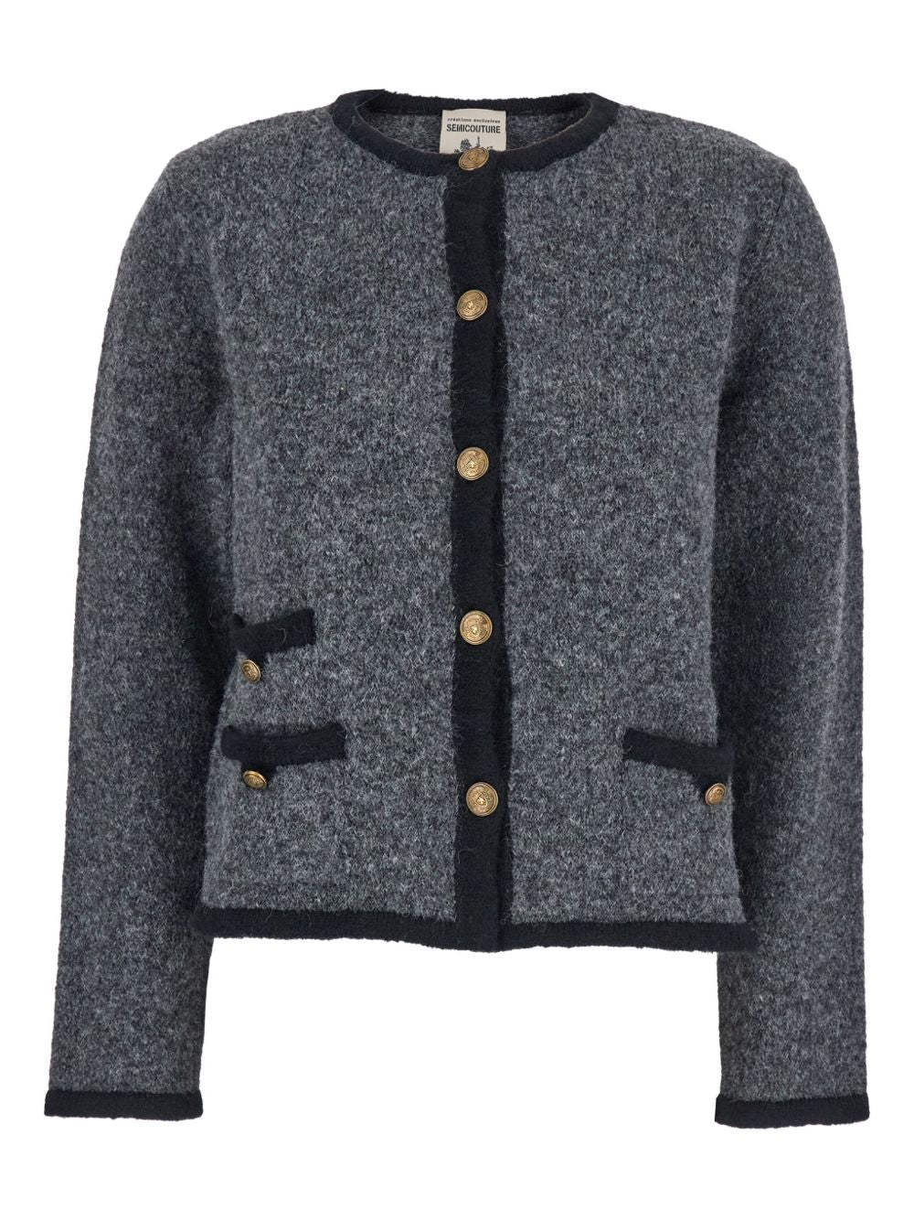 Semicouture Jackets Grey Semicouture