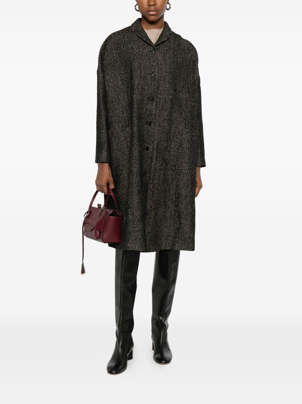 Apuntob Coats Black Apuntob