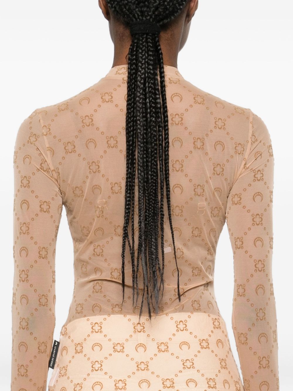 MARINE SERRE Top Camel Marine Serre