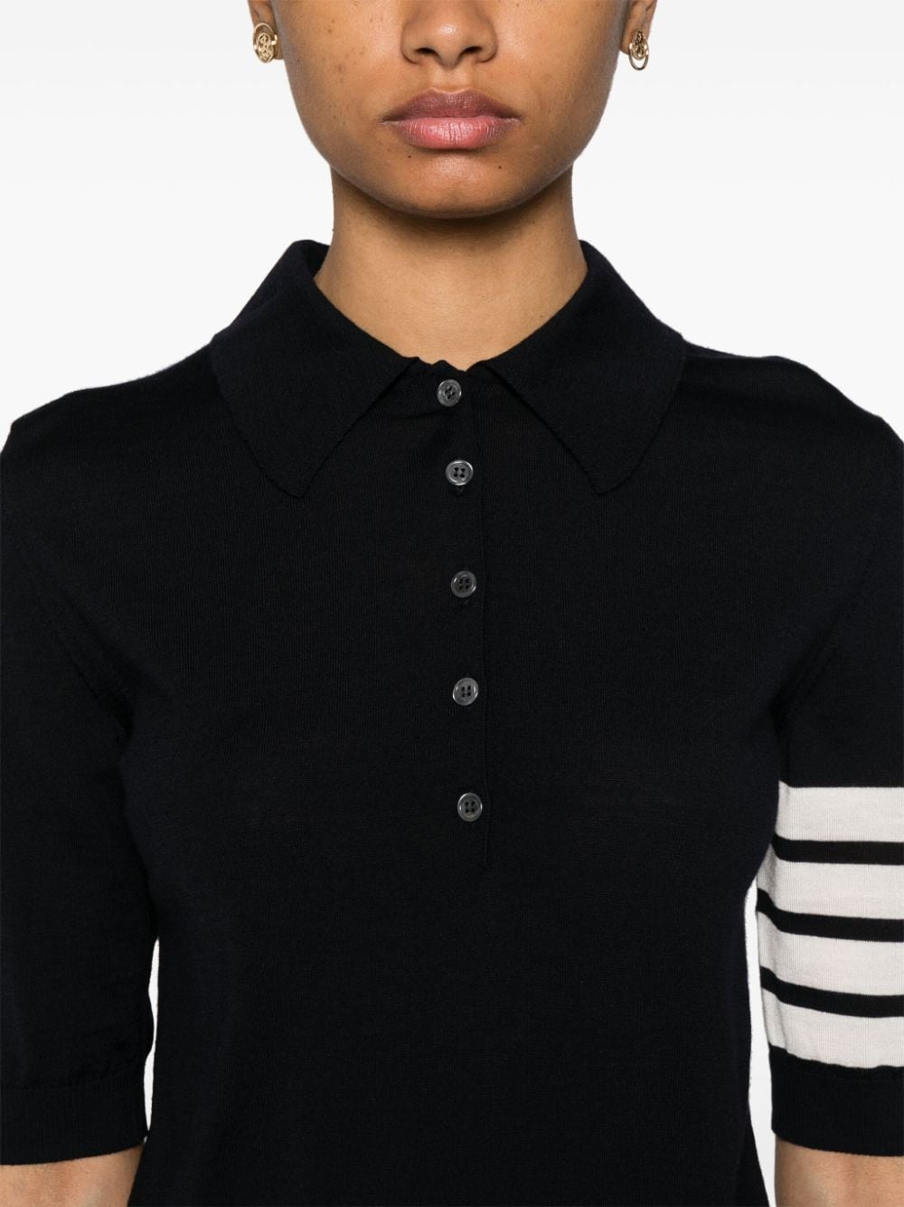 Thom Browne T-shirts and Polos Blue Thom Browne