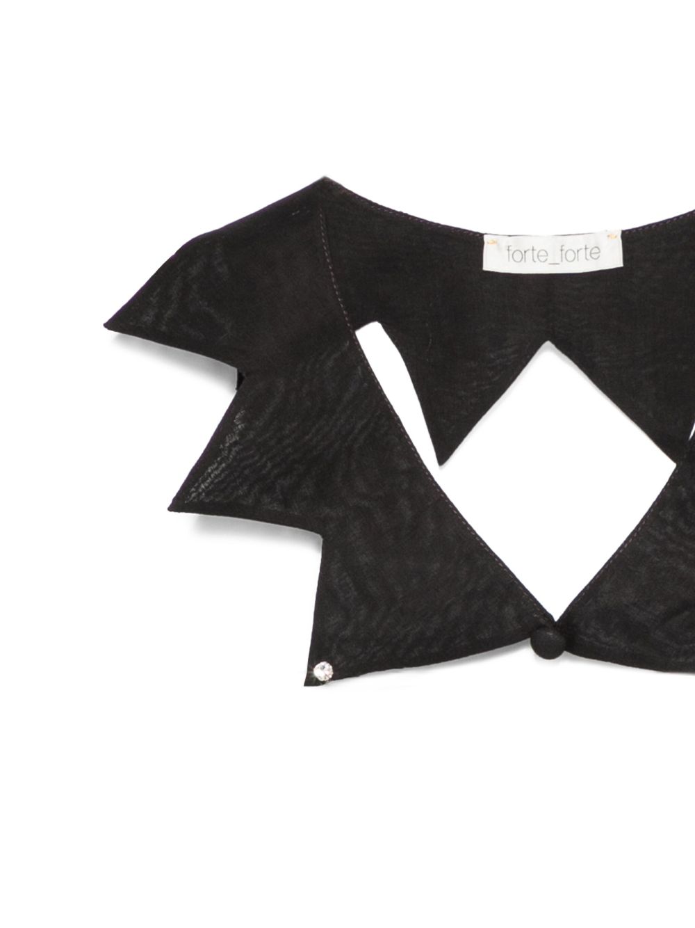 Forte Forte Scarfs Black Forte Forte