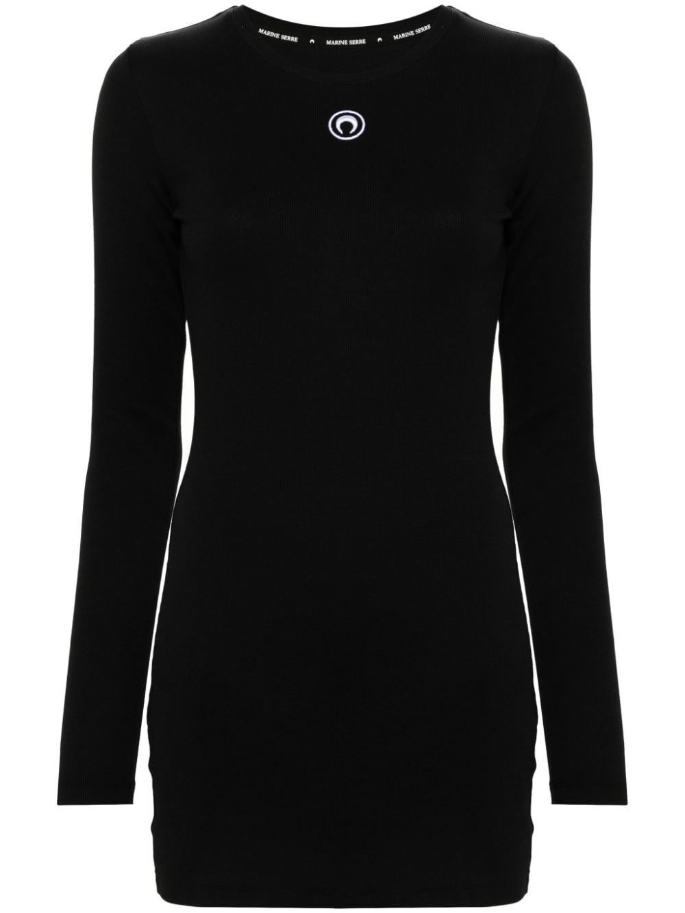 Marine Serre Crescent Moon-embroidered mini dress Marine Serre