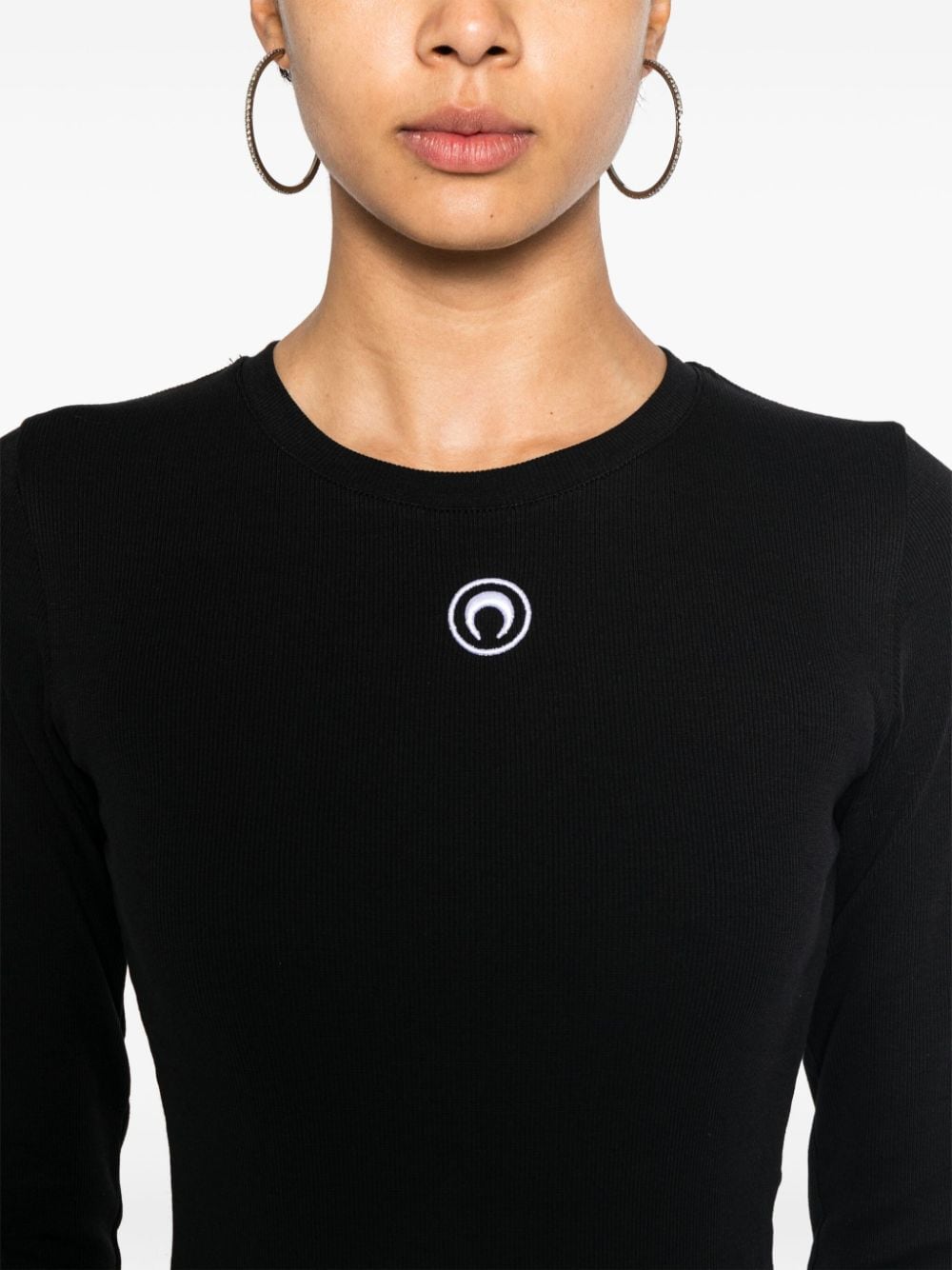 Marine Serre Crescent Moon-embroidered mini dress Marine Serre