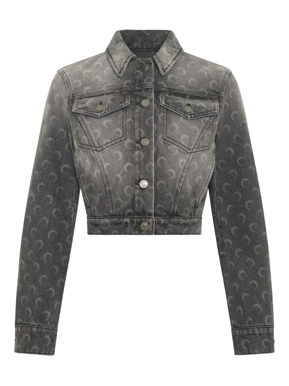 Marine Serre Moon laser denim jacket Marine Serre
