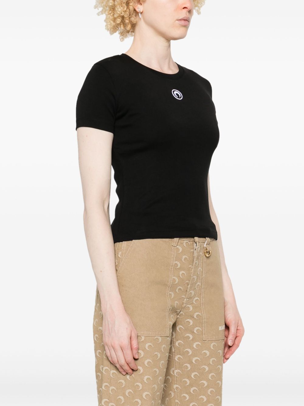 Marine Serre Moon logo T-shirt Marine Serre