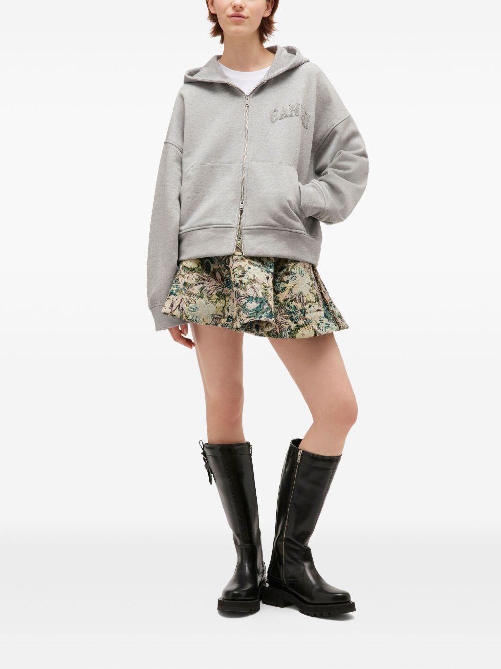 GANNI Sweaters Grey Ganni