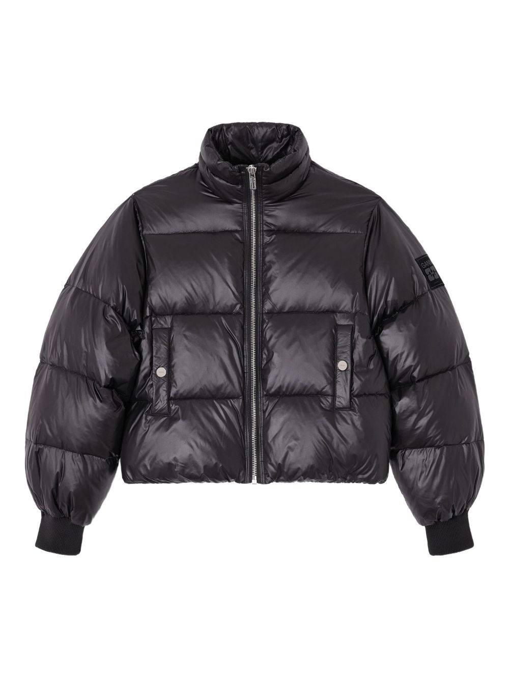 GANNI Coats Black Ganni