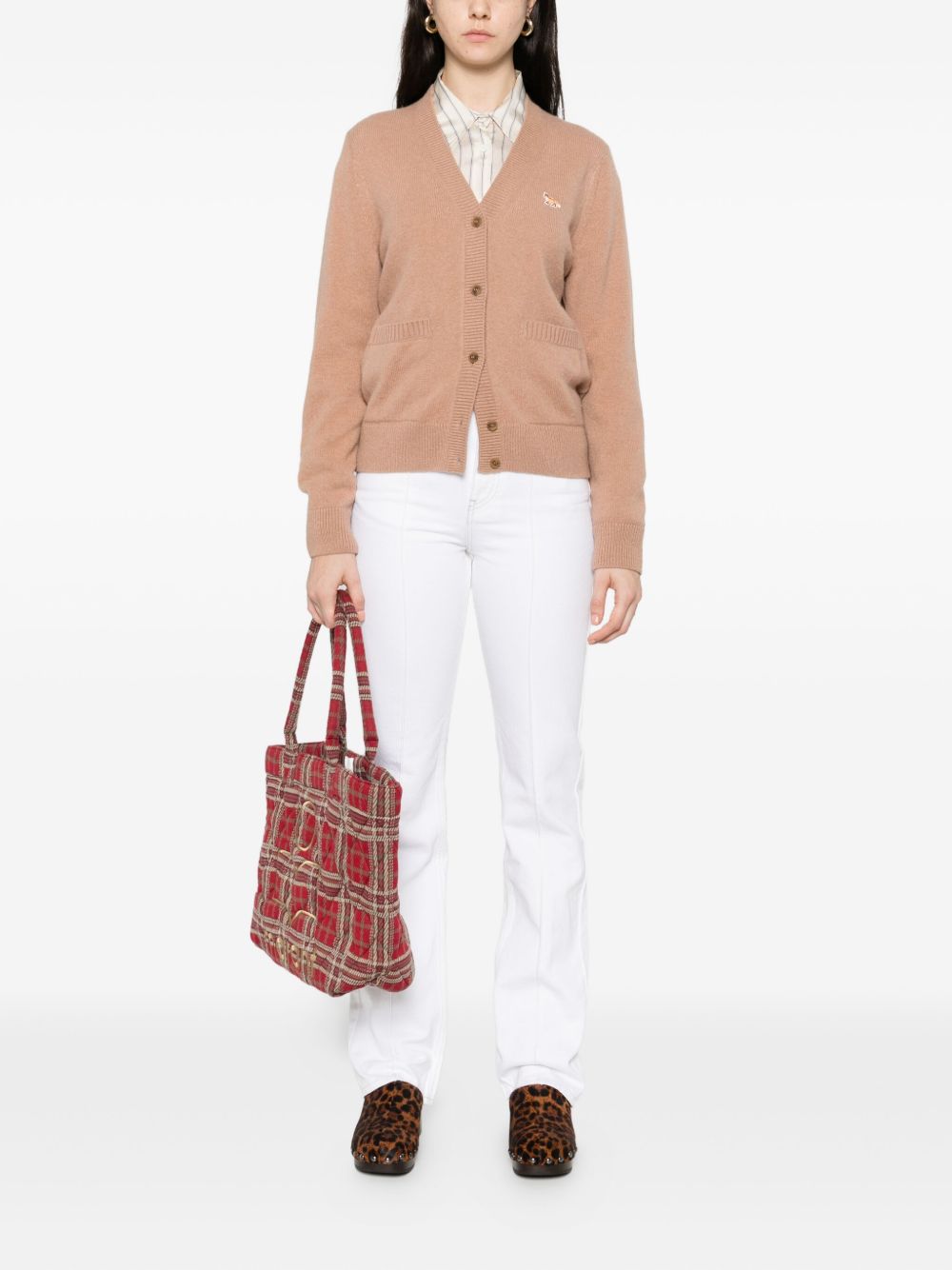 Maison Kitsuné MAISON KITSUNE' Sweaters Camel Maison Kitsuné