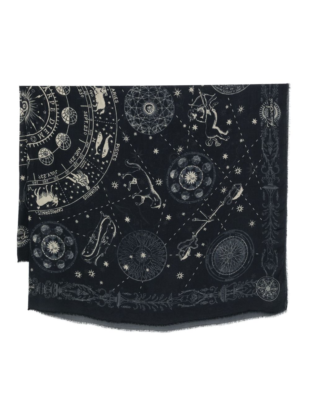 Faliero Sarti Scarfs Grey Faliero Sarti