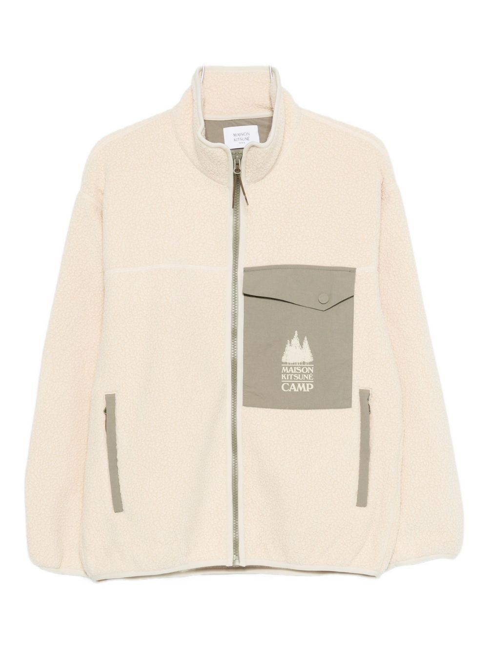 Maison Kitsuné MAISON KITSUNE' Coats Beige Maison Kitsuné