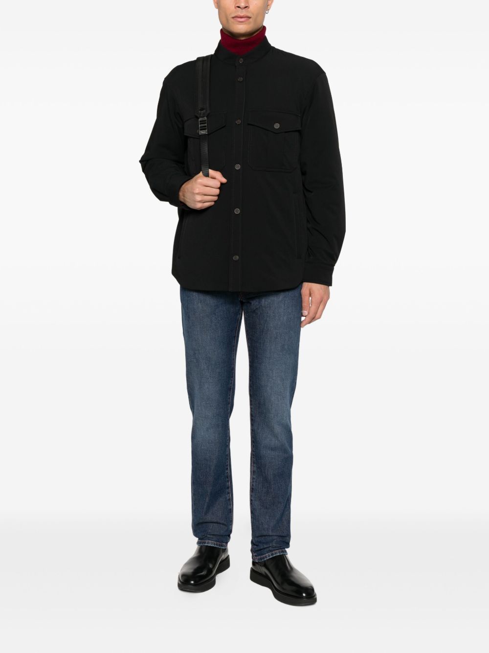 Emporio Armani Shirts Black Emporio Armani